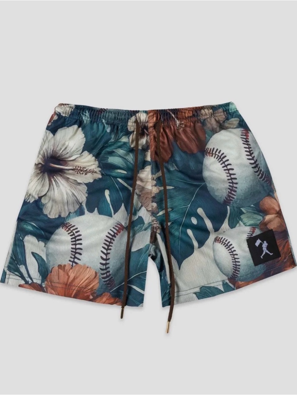 Baseballism Men's Aloha Ball diamond air mesh Shorts